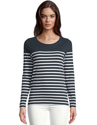 Women´s Long Sleeve Striped T-Shirt Matelot
