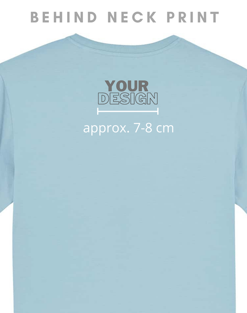 t shirt logo print size