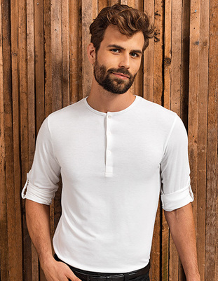 Mens Long-John Roll Sleeve Tee
