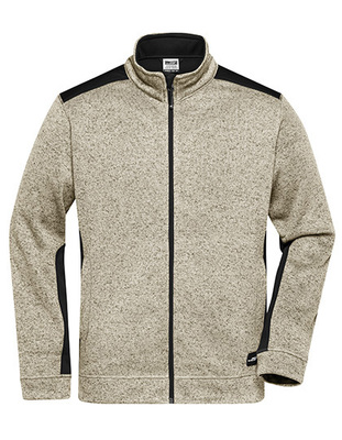 Men‘s Knitted Workwear Fleece Jacket -STRONG-