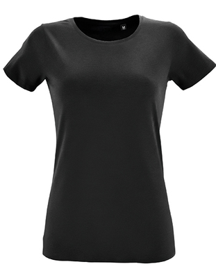 Womens Round Neck Fitted T-Shirt Regent