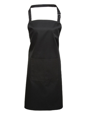 ‘COLOURS’ BIB APRON WITH POCKET