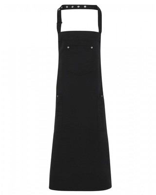 COTTON \"CHINO\" BIB APRON