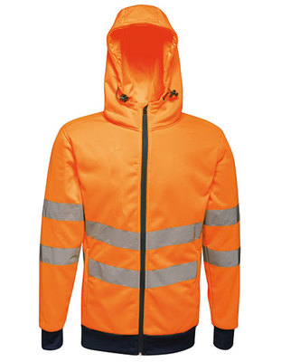 Hi-Vis Pro FZ Extol Stretch Hoodie Jacket