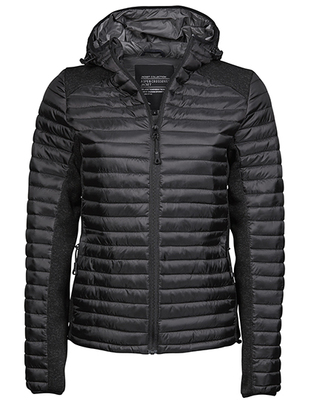 Ladies Hooded Aspen Crossover Jacket