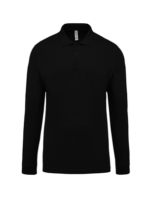 MEN'S PIQUÉ LONG SLEEVE POLO SHIRT