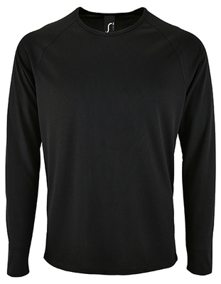 Mens Long-Sleeve Sports T-Shirt Sporty