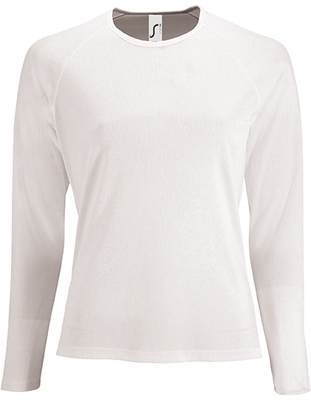 Womens Long-Sleeve Sports T-Shirt Sporty