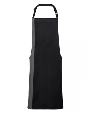 CONTRAST BIB APRON
