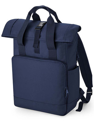 Recycled Twin Handle Roll-Top Laptop Backpack