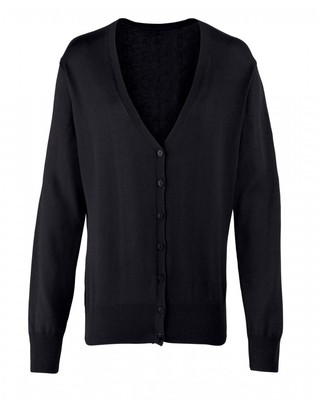 LADIES’ BUTTON THROUGH KNITTED CARDIGAN