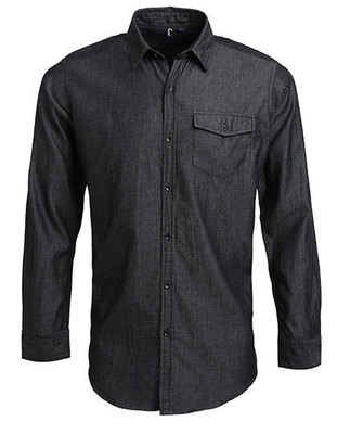 MEN’S JEANS STITCH DENIM SHIRT