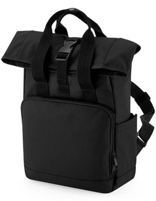 Recycled Mini Twin Handle Roll-Top Backpack