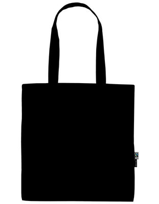 Tiger Cotton Shopping Bag With Long Handles