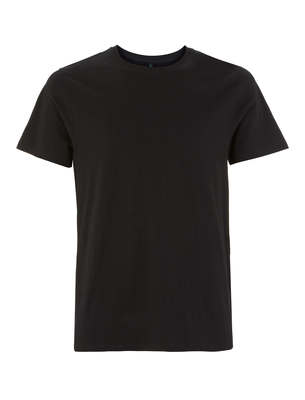 MENS/UNISEX HEAVY T-SHIRT ORGANIC - BLACK - XS