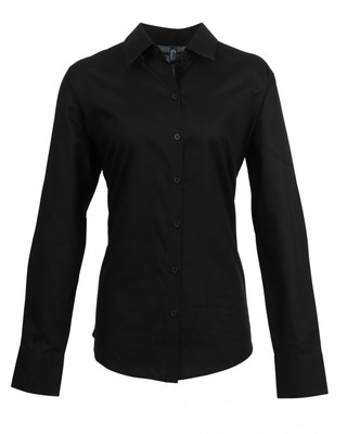 LADIES’ SIGNATURE OXFORD LONG SLEEVE BLOUSE