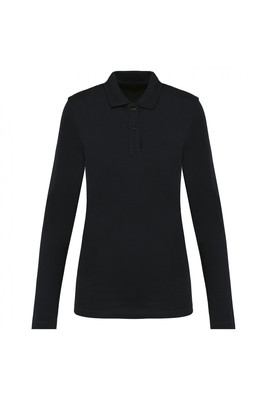 LADIES' LONG-SLEEVED SUPIMA® POLO SHIRT