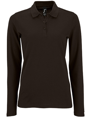 Womens Long-Sleeve Piqué Polo Shirt Perfect