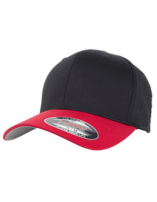 Flexfit Wooly Combed 2-Tone blk/red L/XL