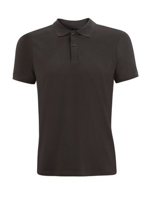MENS JERSEY POLO BLACK-S