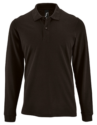 Mens Long-Sleeve Piqué Polo Shirt Perfect
