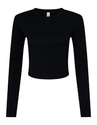 Women´s Micro Rib Long Sleeve Baby Tee