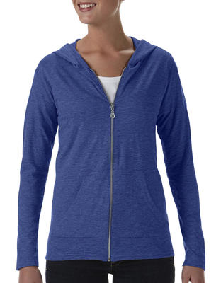 Women´s Tri-Blend Full-Zip Hooded Jacket