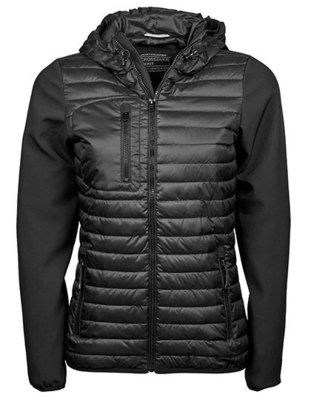 LADIES HOODED CROSSOVER JACKET