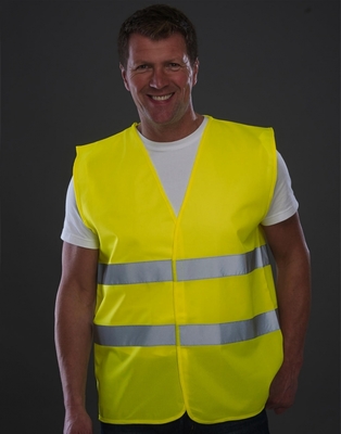 Hi Vis 2 Bands Waistcoat