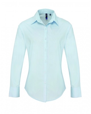 LADIES’ LONG SLEEVE SUPREME POPLIN BLOUSE