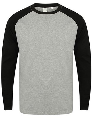 Mens Long Sleeved Baseball T