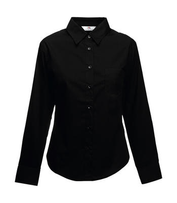 Long Sleeve Poplin Shirt Lady-Fit