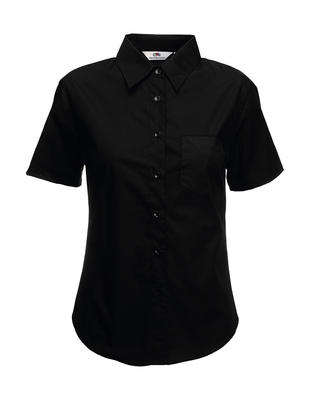 Short Sleeve Poplin Shirt Lady-Fit