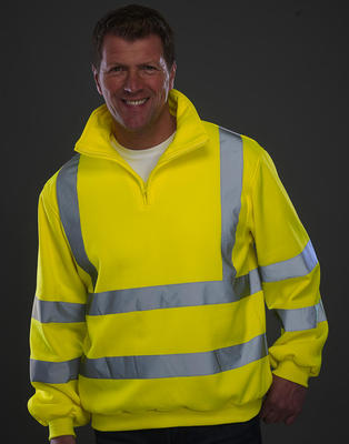 Hi Vis 1/4 Zip Sweatshirt