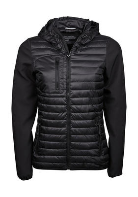 Ladies Hooded Crossover Jacket