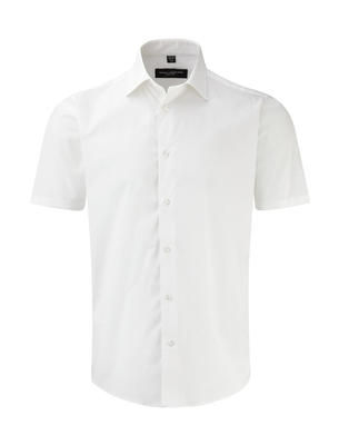 Men´s Short Sleeve Fitted Stretch Shirt - MERCHYOU