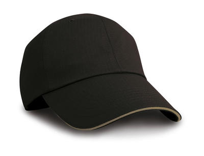 Herringbone Cap with Sandwich Peak
