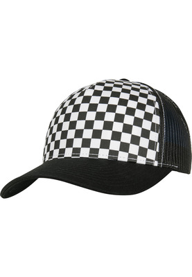 Checkerboard Retro Trucker black/white one size