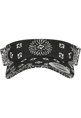 Visor Bandana  Print black one size