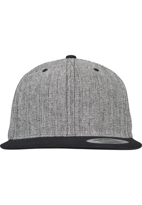 Melange Solid Snapback