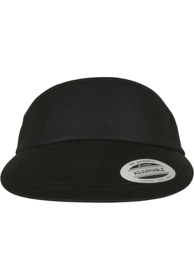 Flat Round Visor Cap black one size