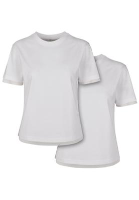 Ladies Laces Tee 2-Pack white 3XL