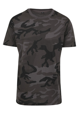 Camo Round Neck Tee darkcamo 3XL