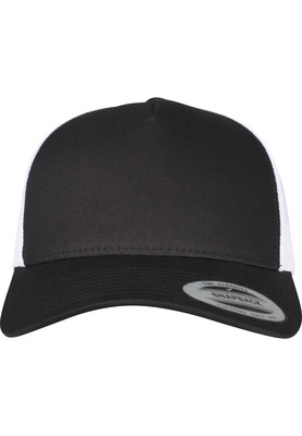 5-Panel Retro Trucker 2-Tone Cap blk/wht one size