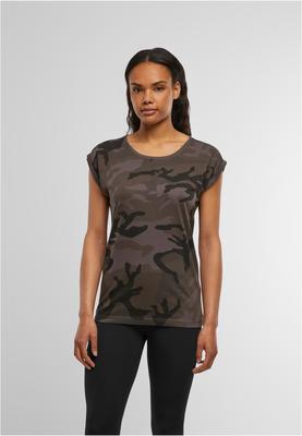 Ladies Extended Shoulder Camo Tee darkcamo 3XL