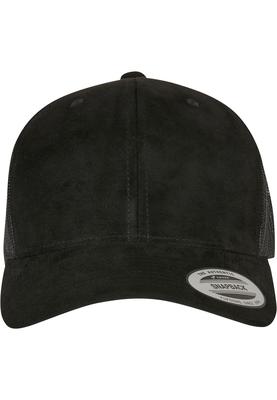 Suede Leather Trucker Cap