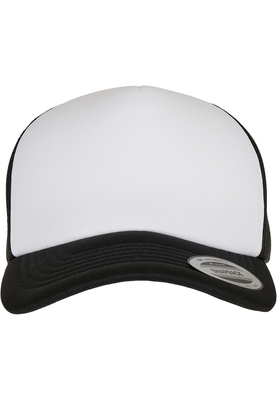 Classic Curved Foam Trucker Cap – White Front