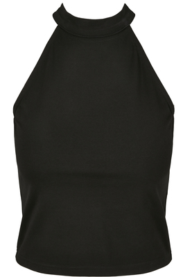 Ladies Turtleneck Short Top black 3XL