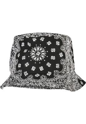 Bandana Print Bucket Hat orange one size