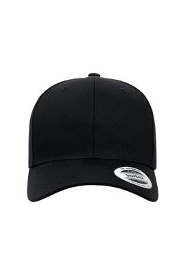 Retro Cotton Blend Snapback black one size